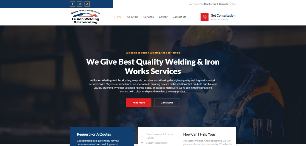 Fusion Welding and Fabricating